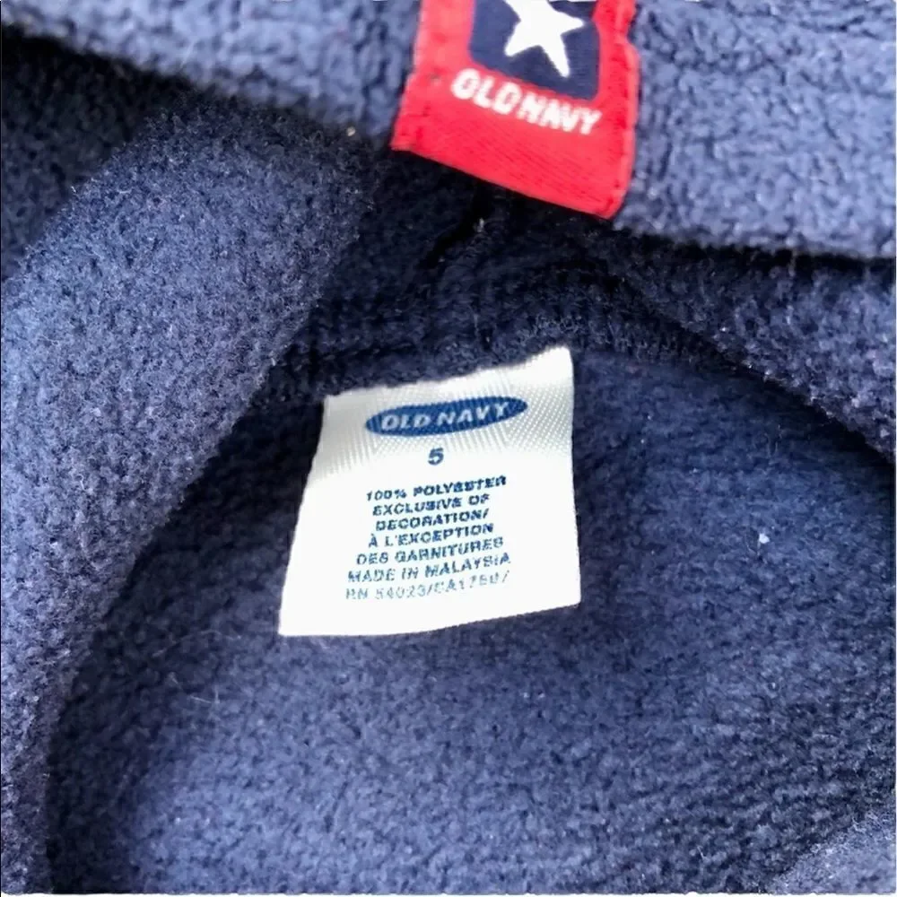 OLD NAVY Boys Navy Blue Sweatshirt Size 5